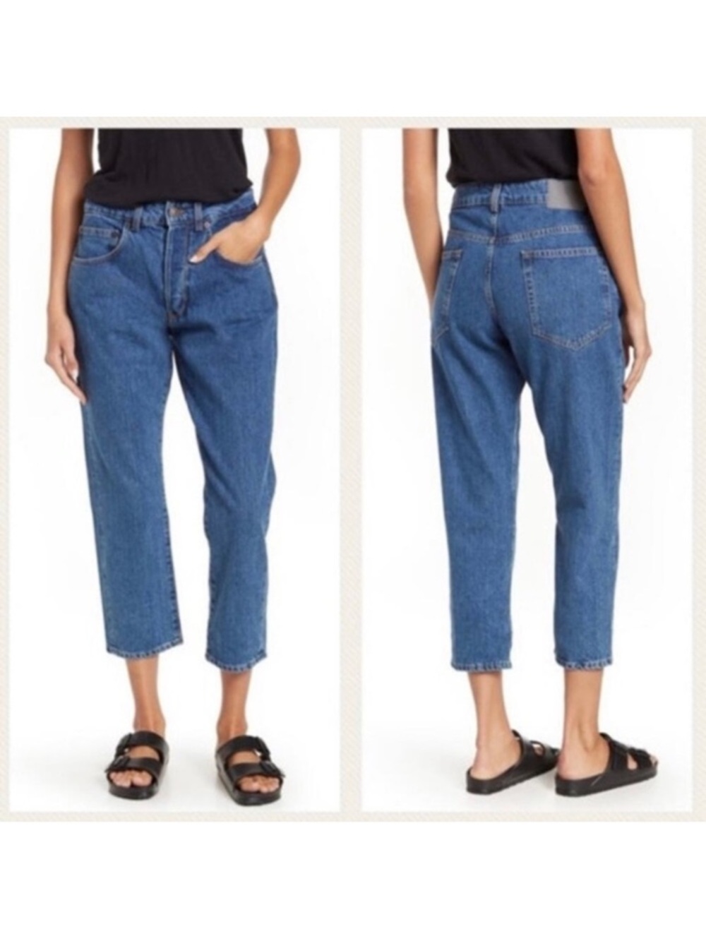 6397 Shorty Jeans in Farmer Blue Size 27 Button Fly
